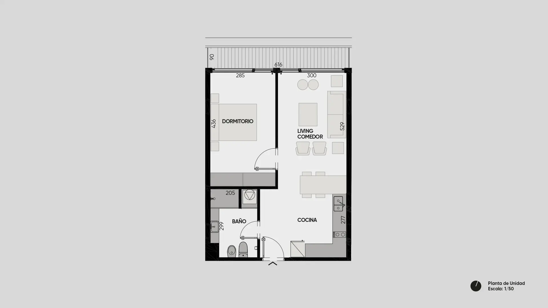 1 Dormitorio